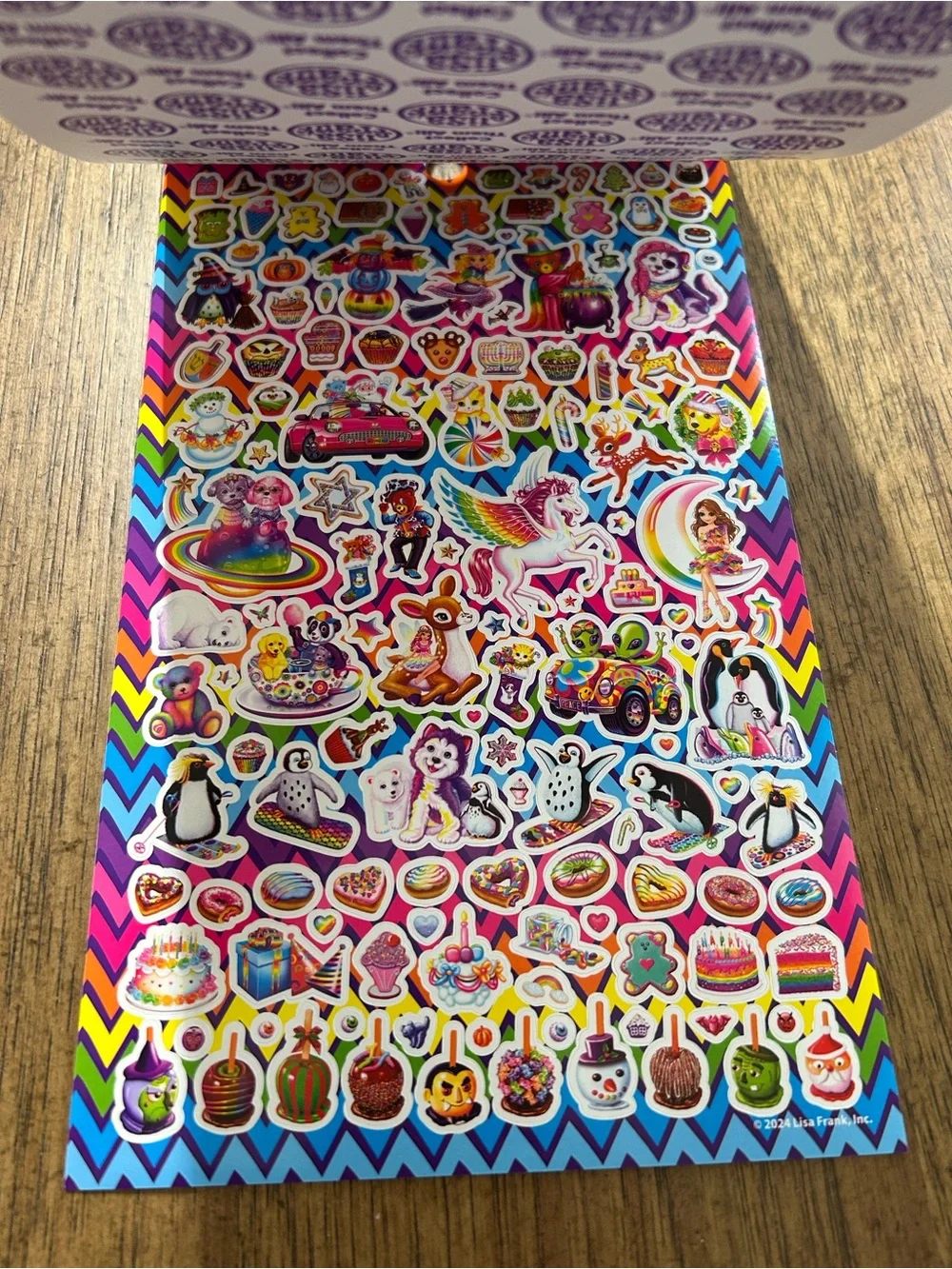 NEW Lisa Frank 600+ Colorful Sticker Pack (set includes 2)